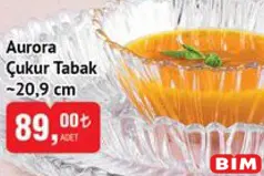 PAŞABAHÇE AURORA ÇUKUR TABAK